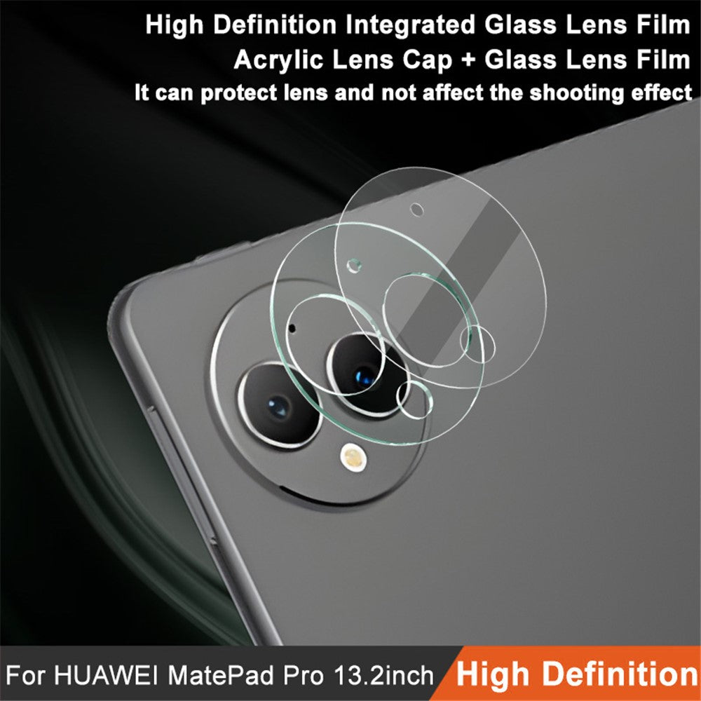 IMAK for Huawei MatePad Pro 13.2 Tempered Glass Lens Film Integrated Camera Lens Protector + Acrylic Lens Cap
