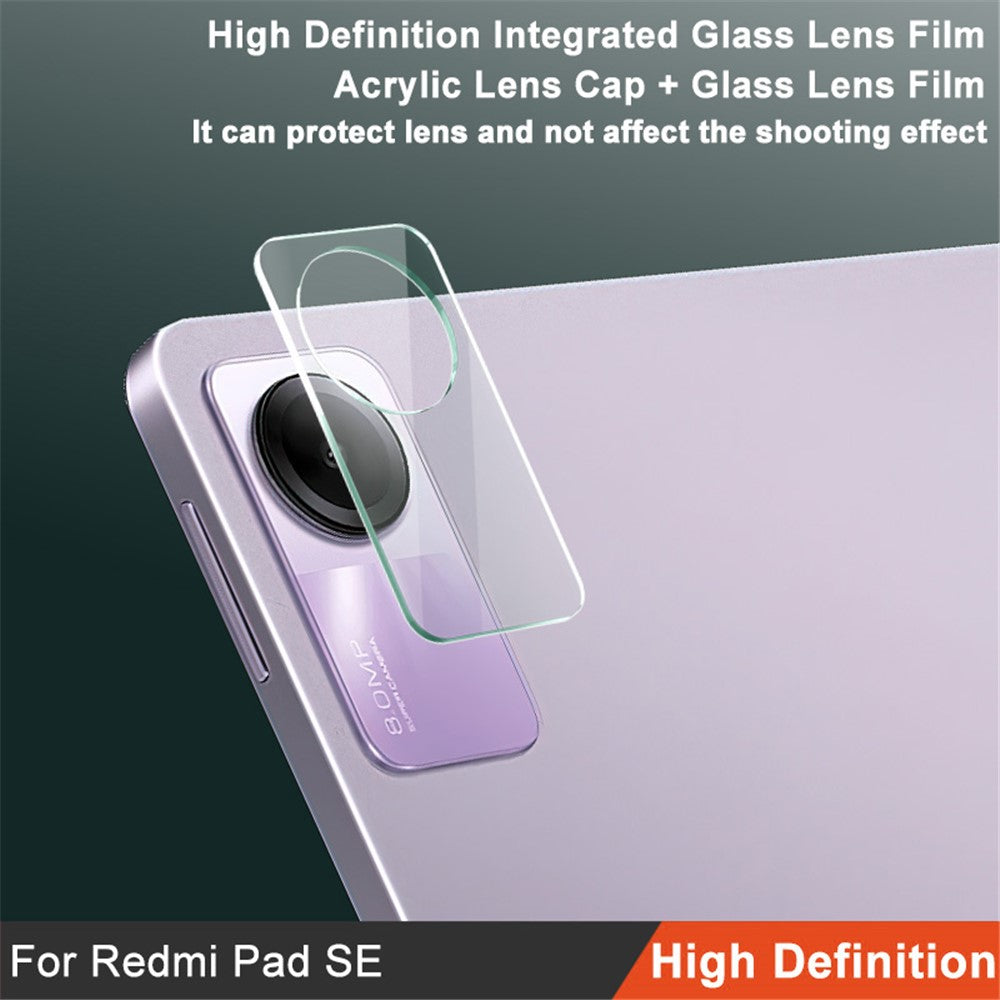 Tempered Glass Camera Lens Film+Acrylic Lens Cap IMAK for Xiaomi Redmi Pad SE