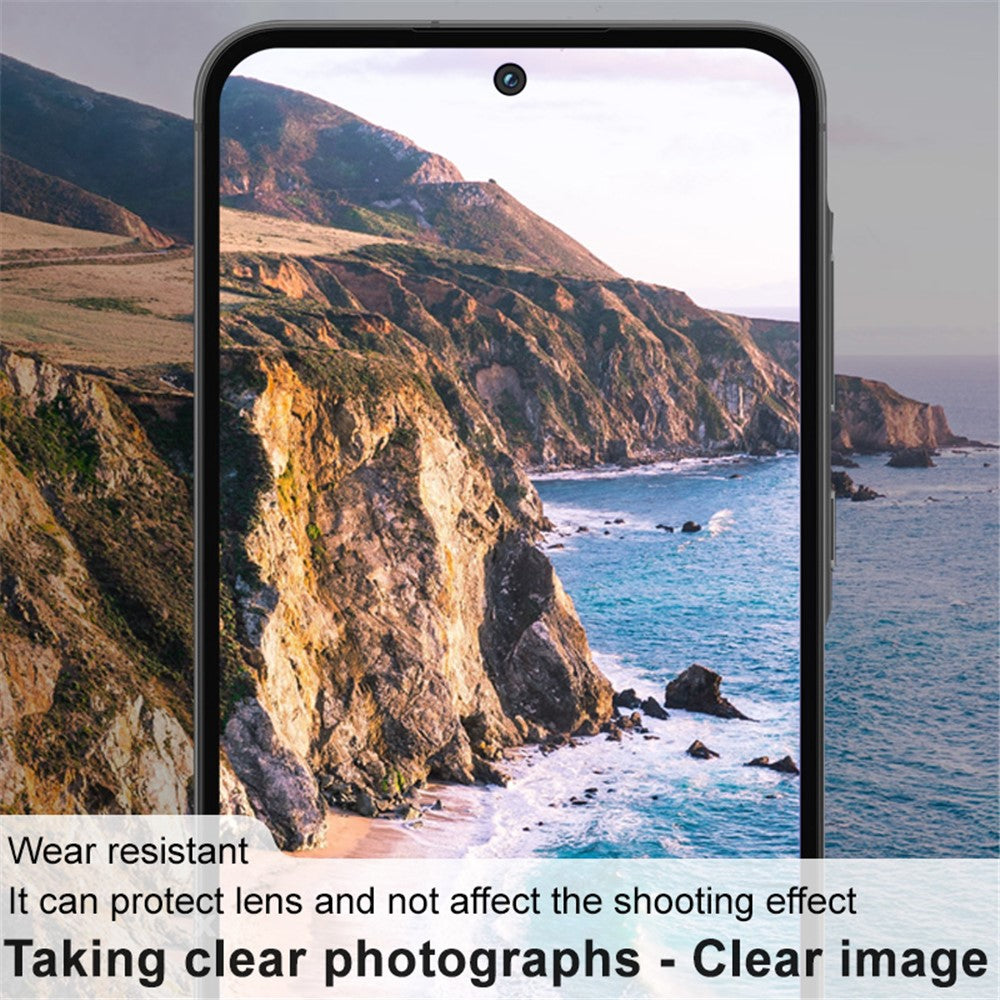 IMAK For Samsung Galaxy A55 5G Camera Lens Protector Tempered Glass+Acrylic Lens Cap Anti-Scratch