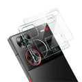 Tempered Glass HD Camera Lens Film + Acrylic Lens Cap IMAK for ZTE nubia Z60 Ultra