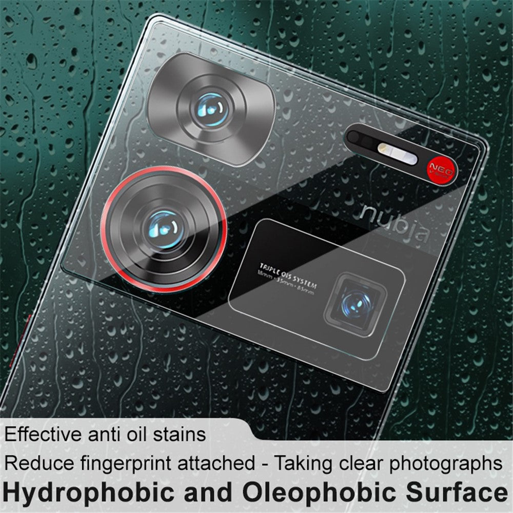 Tempered Glass HD Camera Lens Film + Acrylic Lens Cap IMAK for ZTE nubia Z60 Ultra