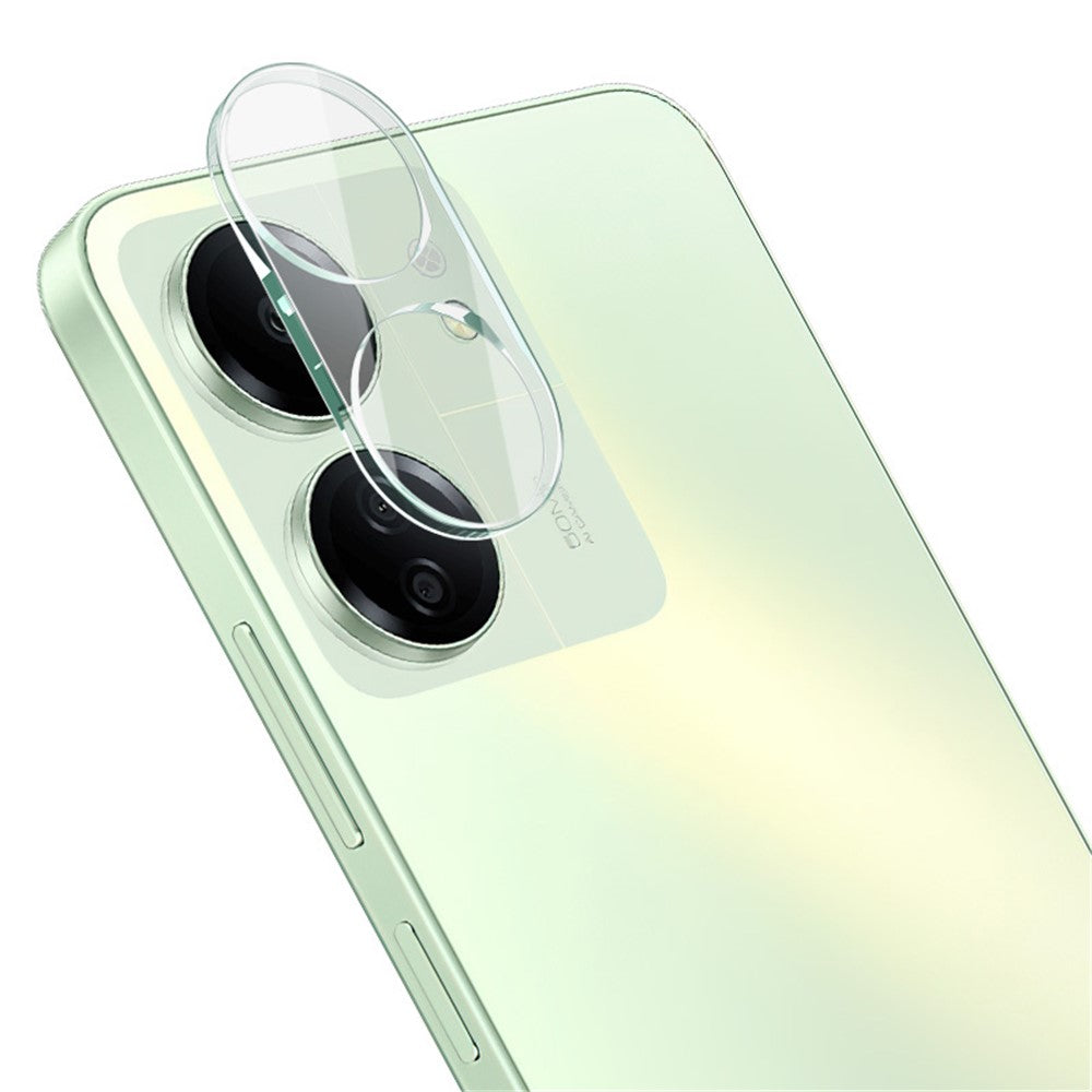 Tempered Glass Camera Lens Film+Acrylic Lens Cap IMAK For Xiaomi Redmi 13C 4G / Poco C65 4G