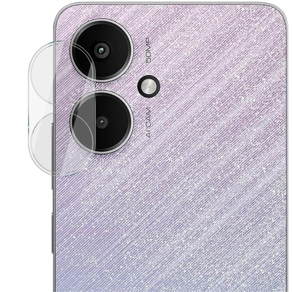 Tempered Glass Camera Lens Film+Acrylic Lens Cap IMAK For Xiaomi Redmi 13C 5G / 13R 5G