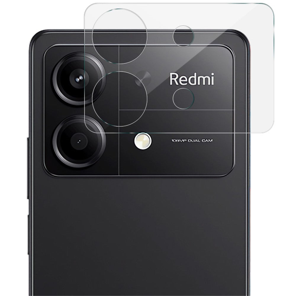 Tempered Glass Camera Lens Film+Acrylic Lens Cap IMAK For Xiaomi Redmi Note 13R Pro 5G