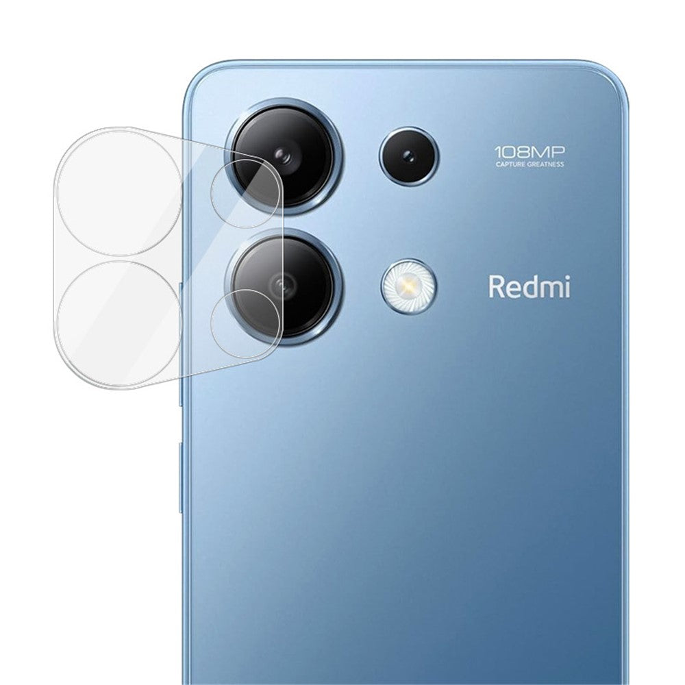 Tempered Glass Camera Lens Film+Acrylic Lens Cap IMAK For Xiaomi Redmi Note 13 4G