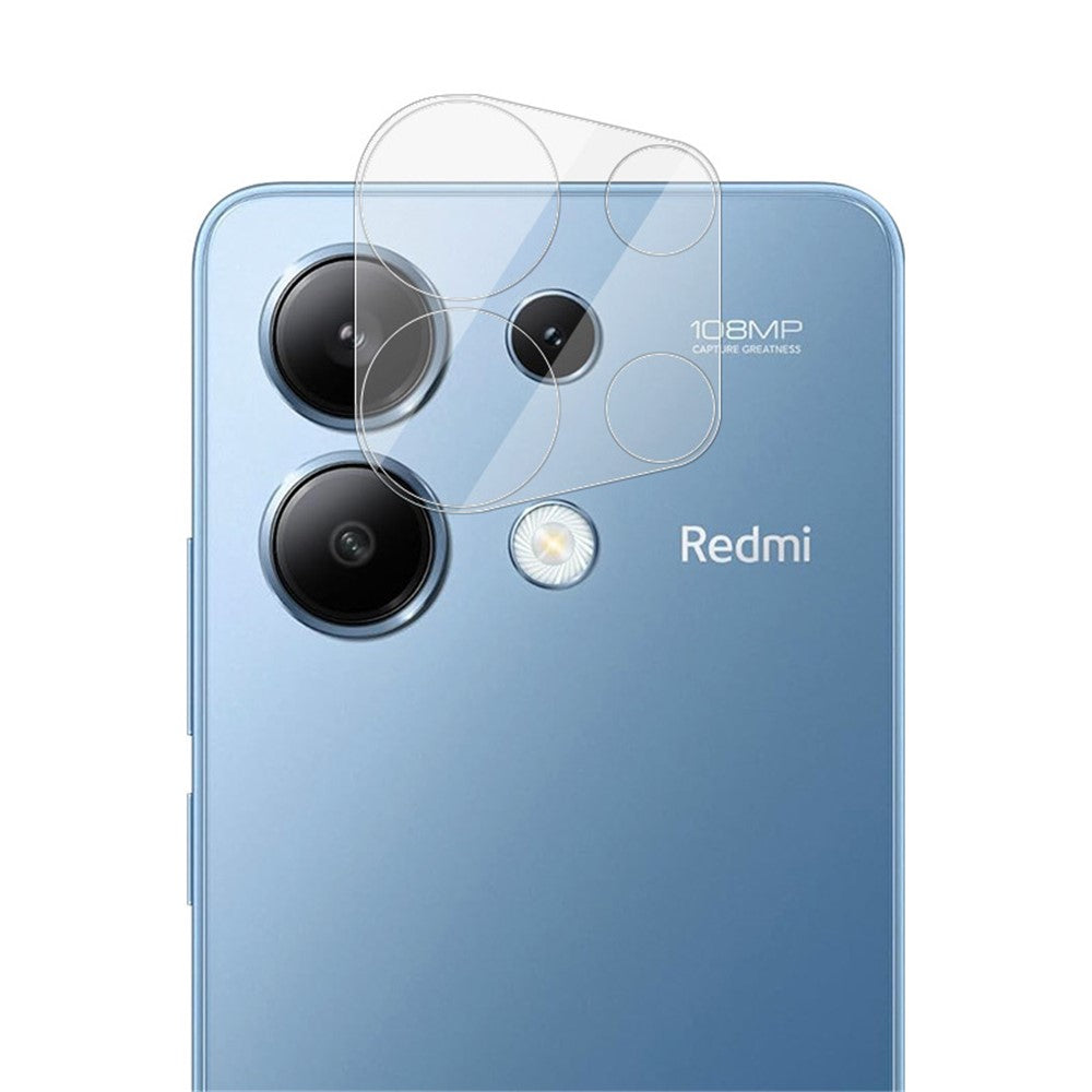 Tempered Glass Camera Lens Film+Acrylic Lens Cap IMAK For Xiaomi Redmi Note 13 4G