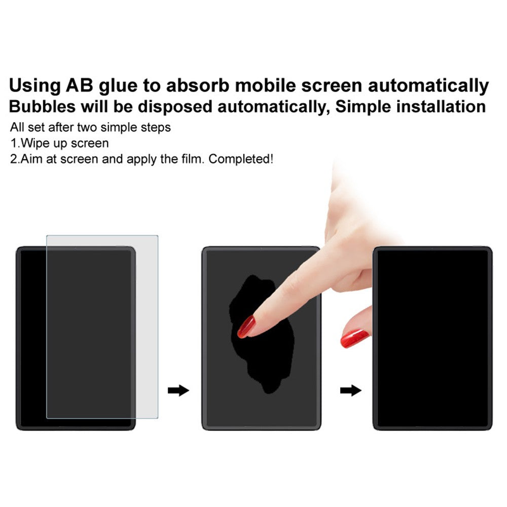 HD Drop-proof Tempered Glass Screen Protector IMAK H Series For Xiaomi Pad 6S Pro 12.4