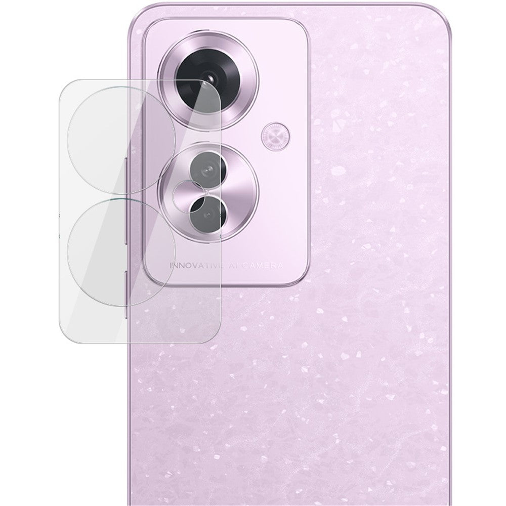 Tempered Glass Camera Lens Film+Acrylic Lens Cap IMAK For Oppo Reno11 F 5G / F25 Pro 5G