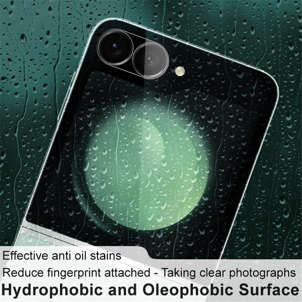 Tempered Glass Camera Lens Film+Acrylic Lens Cap IMAK For Samsung Galaxy Z Flip6 5G