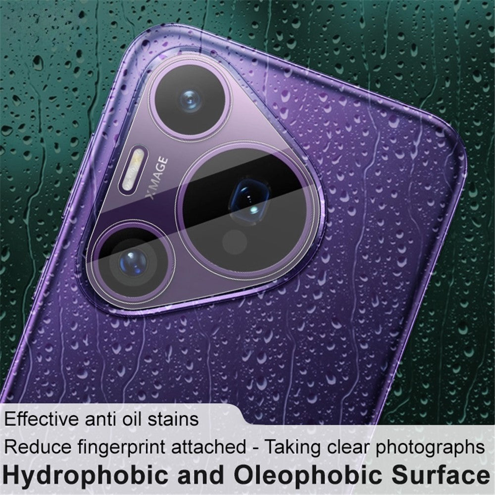 Tempered Glass Camera Lens Film+Acrylic Lens Cap IMAK For Huawei Pura 70 Pro / 70 Pro+
