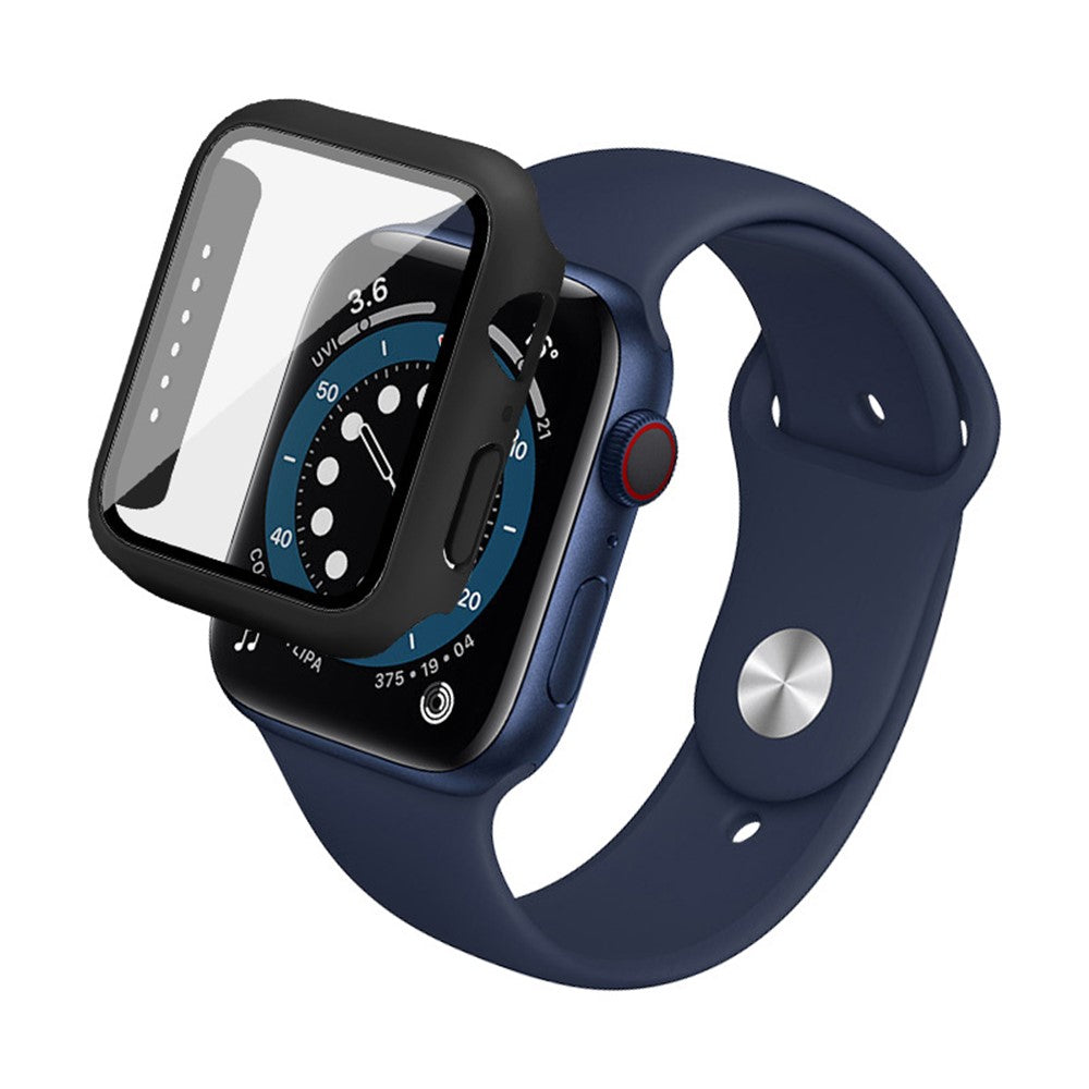 Hard PC Protective Case with HD Tempered Glass IMAK for Apple Watch Series SE3 / SE2 / SE1 / 6 / 5 / 4 (44mm)