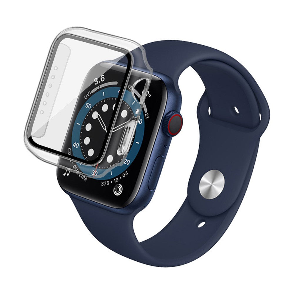 Hard PC Protective Case with HD Tempered Glass IMAK for Apple Watch SE3 / SE2 / SE1 / 6 / 5 / 4 (40mm)