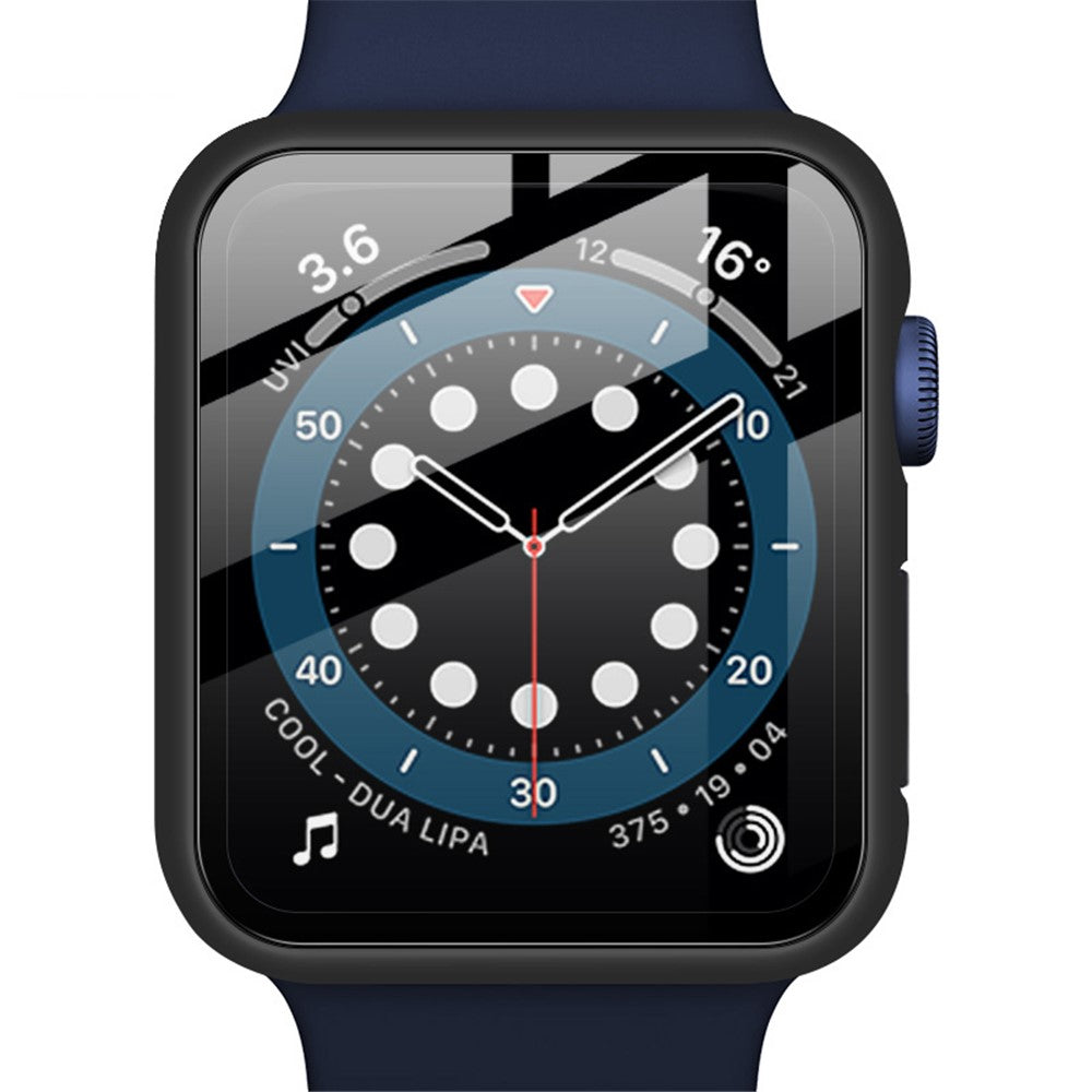 Hard PC Protective Case with HD Tempered Glass IMAK For Apple Watch SE3 / SE2 / SE1 / 6 / 5 / 4 (44mm)