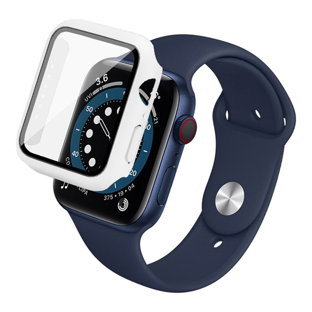 Hard PC Protective Case with HD Tempered Glass IMAK For Apple Watch SE3 / SE2 / SE1 / 6 / 5 / 4 (44mm)
