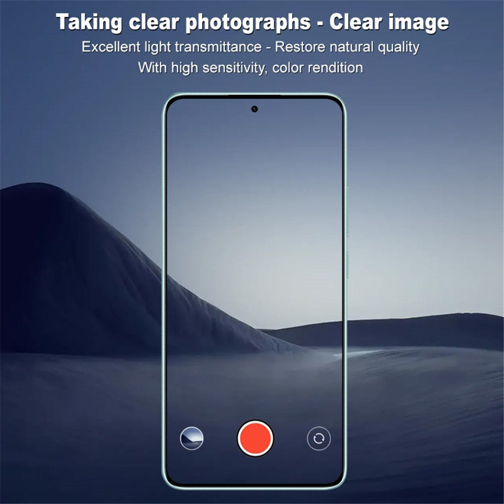 Tempered Glass Camera Lens Protector + Acrylic Lens Cap IMAK For Xiaomi Redmi Note 14 5G