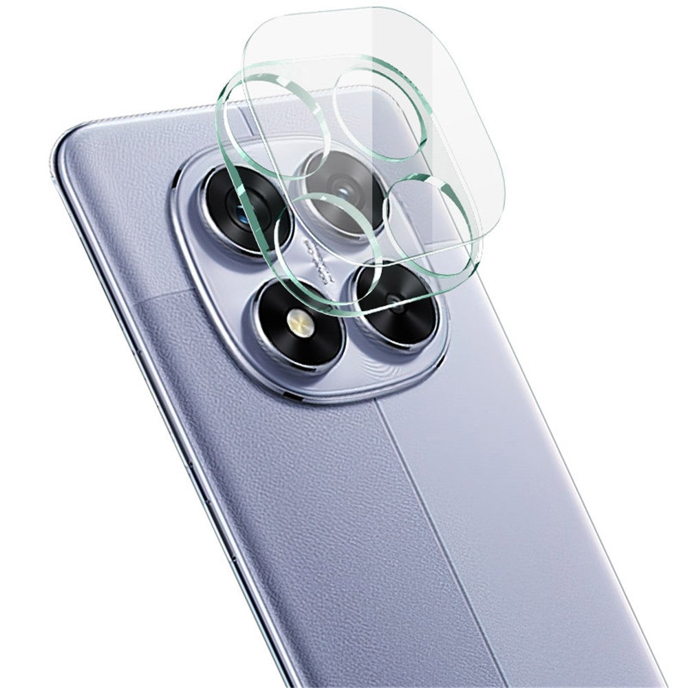 Tempered Glass Camera Lens Protector + Acrylic Lens Cap IMAK For Xiaomi Redmi Note 14 Pro 5G / Poco X7 5G