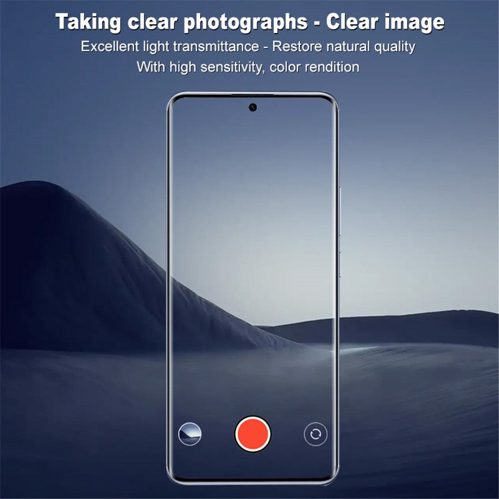 Tempered Glass Camera Lens Protector + Acrylic Lens Cap IMAK For Xiaomi Redmi Note 14 Pro 5G / Poco X7 5G