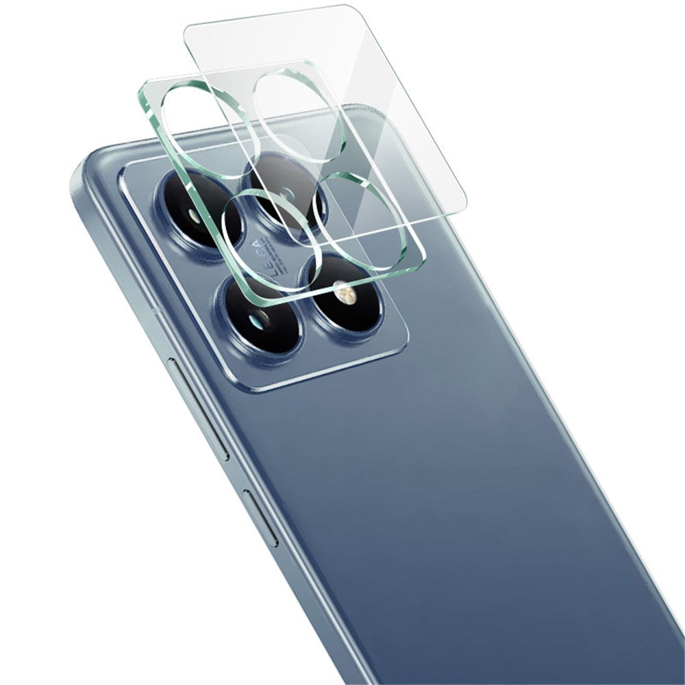 Tempered Glass Camera Lens Film+Acrylic Lens Cap IMAK For Xiaomi 14T Pro