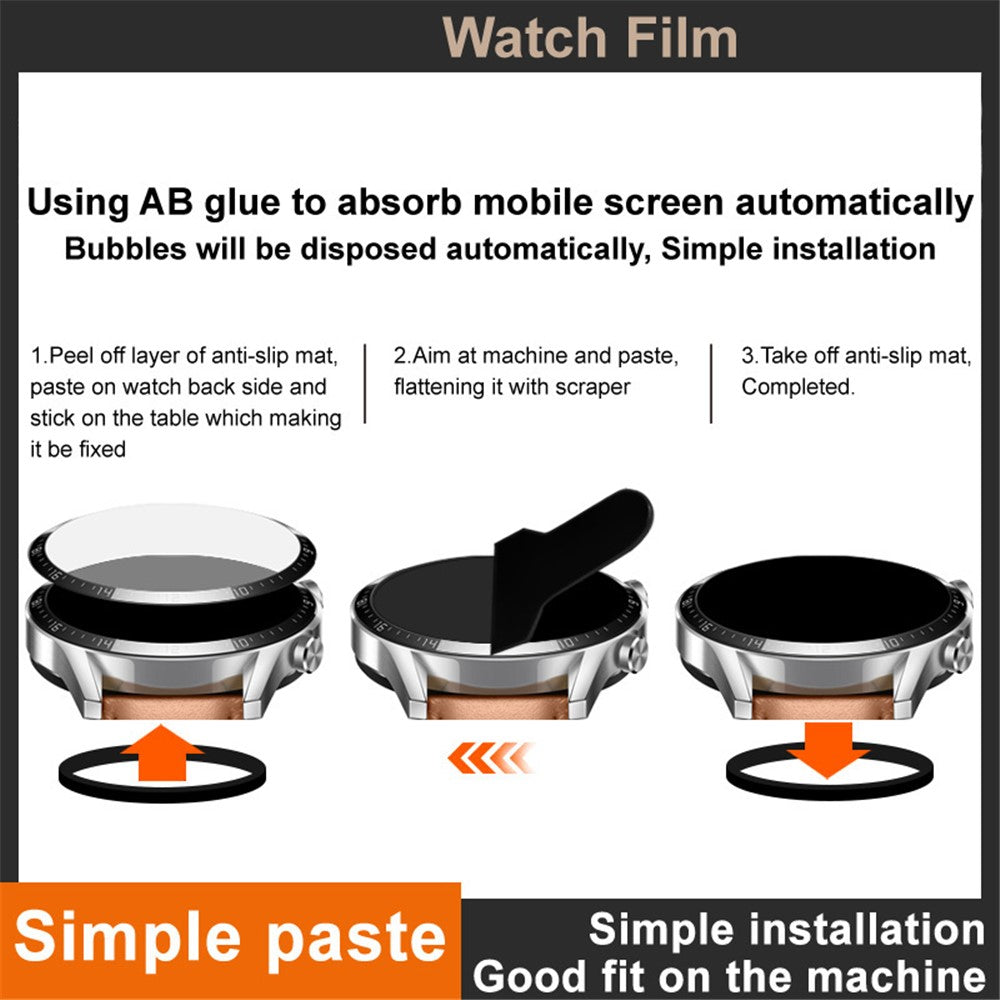 PMMA Organic Glass Screen Protector IMAK Garmin Instinct E (45mm)