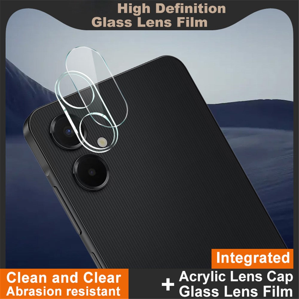 IMAK For Samsung Galaxy A06 5G Tempered Glass Camera Lens Protector + Acrylic Lens Cap
