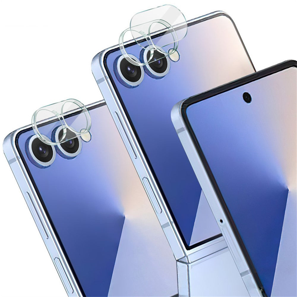 IMAK For Samsung Galaxy Z Flip8 / Z Flip7 5G Tempered Glass Camera Lens Protector + Acrylic Lens Cap