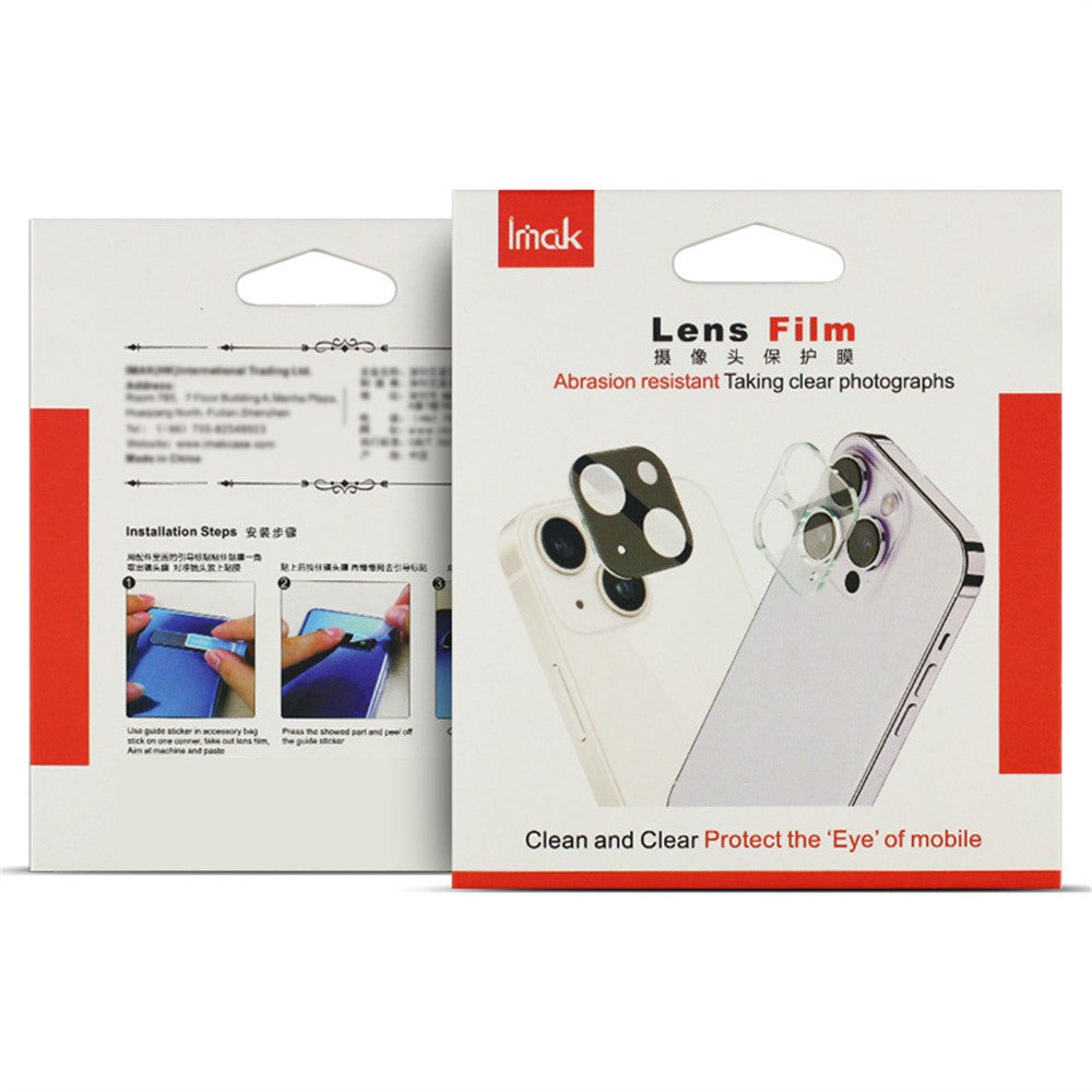 IMAK For Samsung Galaxy Z Flip8 / Z Flip7 5G Tempered Glass Camera Lens Protector + Acrylic Lens Cap