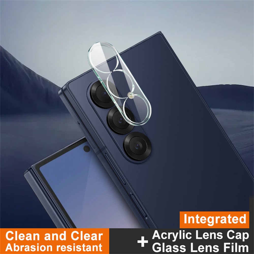 IMAK For Samsung Galaxy Z Fold8 Ultra / Z Fold7 5G Tempered Glass Camera Lens Protector + Acrylic Lens Cap