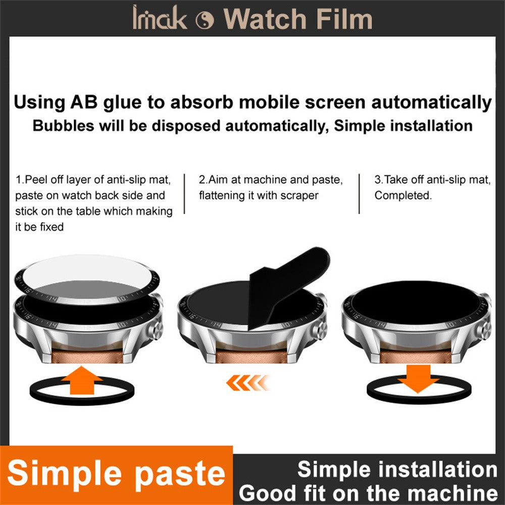 HD Anti-Bubble Acrylic Glass Screen Protector IMAK For Samsung Galaxy Watch Ultra (47mm)