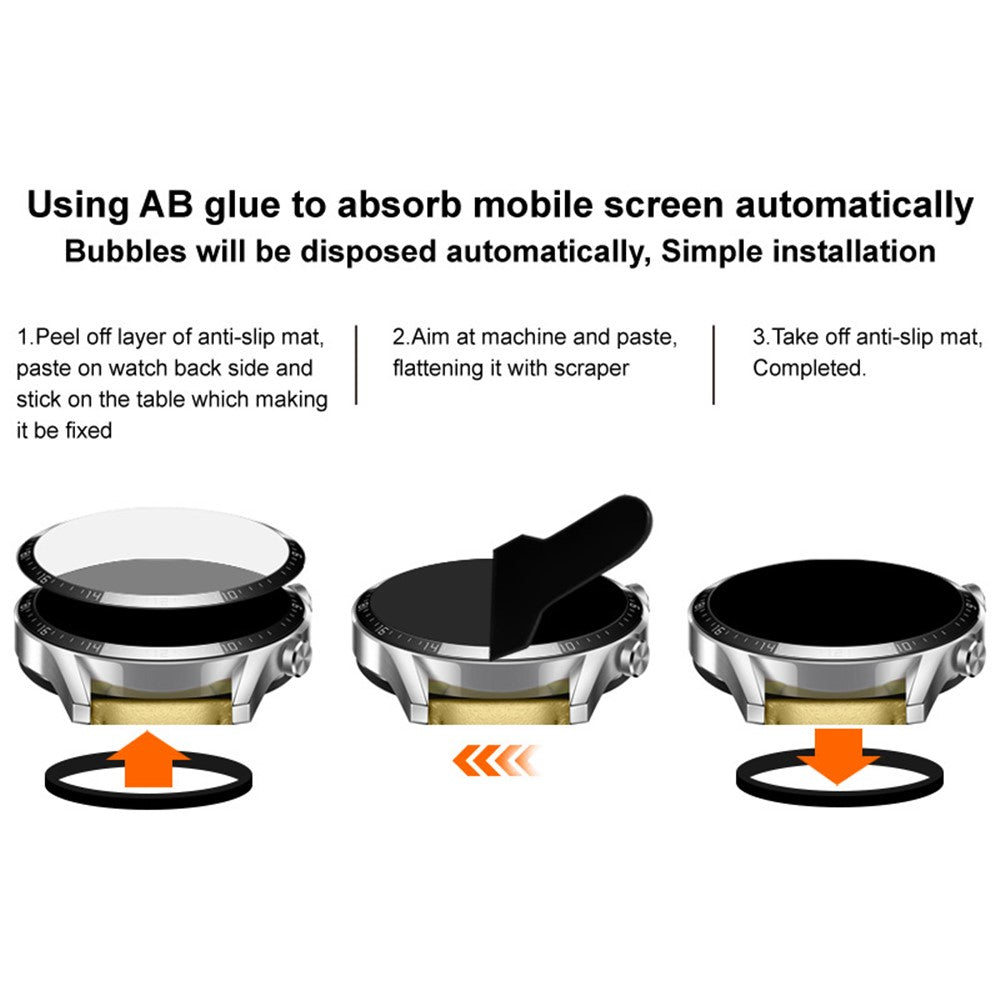 Shockproof HD Acrylic Glass Screen Protector IMAK for Samsung Galaxy Watch6 Classic (43mm) (Bluetooth-compatible Version)