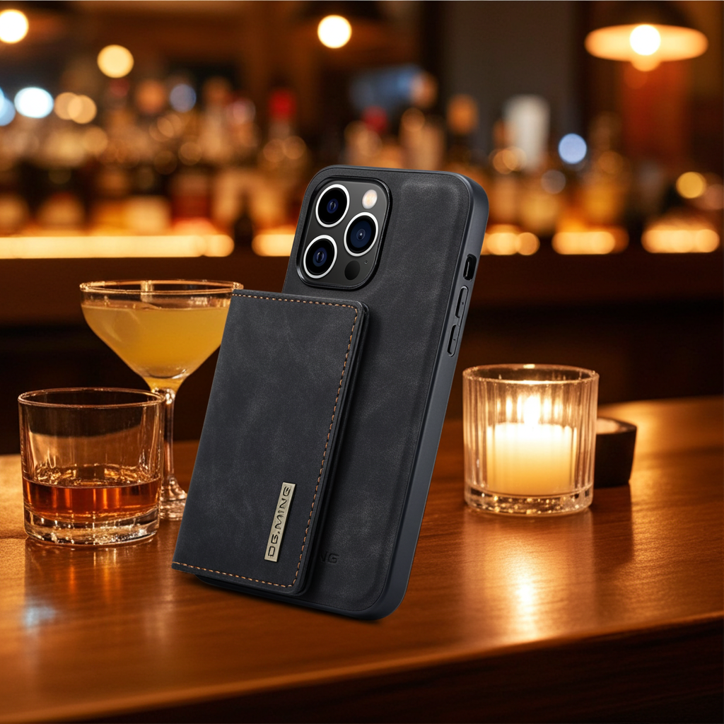 2-in-1 Phone Wallet Case – Protective Cover with Card Slots and Cash Pocket, Slim Design, Compatible with Most Smartphones
